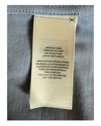 Polo Ralph Lauren Knit Oxford Bluse hellblau Größe M