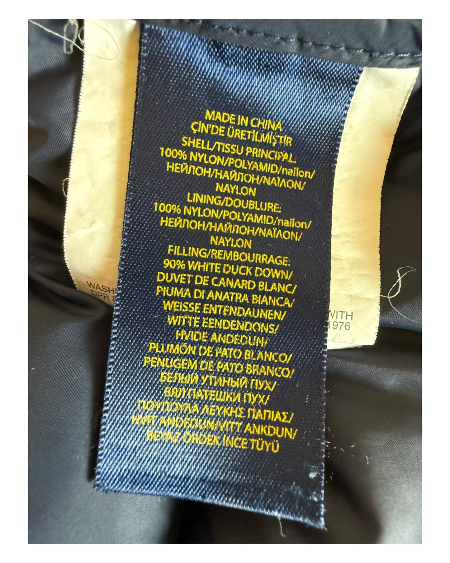 Polo Ralph Lauren Daunenweste marineblau Größe L