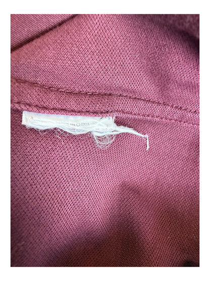 Polo Ralph Lauren Knit Oxford Bluse bordeauxrot Größe M