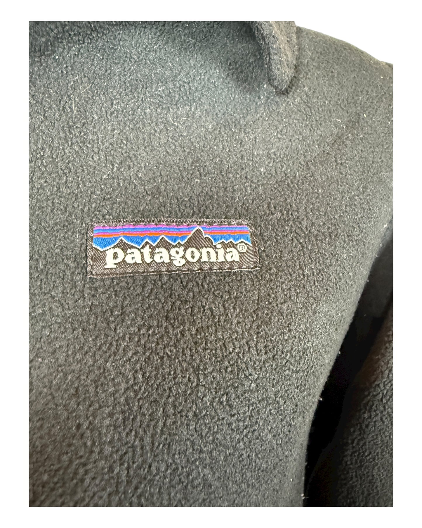 Patagonia Fleece Jacke schwarz Größe M