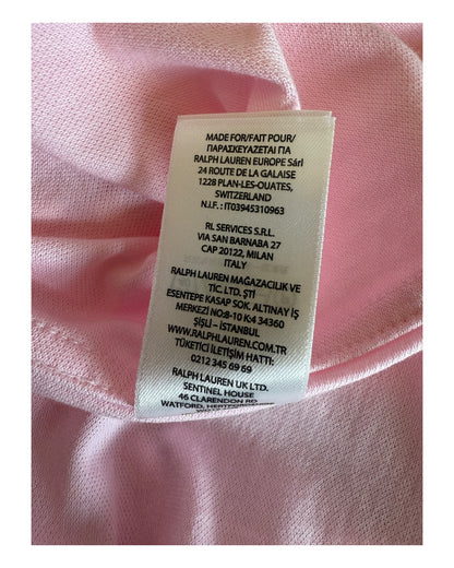 Polo Ralph Lauren Knit Oxford Bluse rosa Größe S