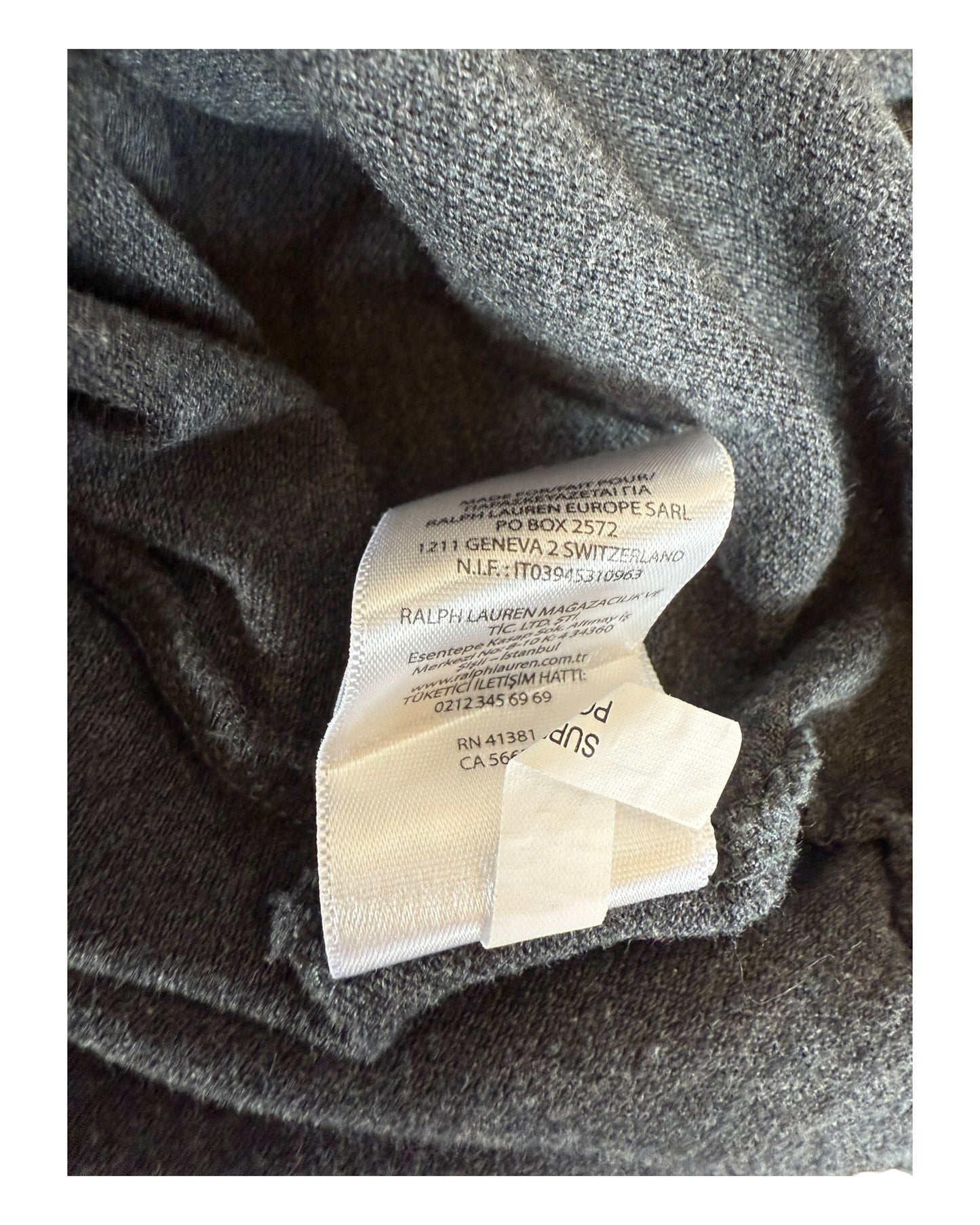 Polo Ralph Lauren Poloshirt grau Größe M