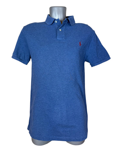 Polo Ralph Lauren Poloshirt blau meliert Größe L