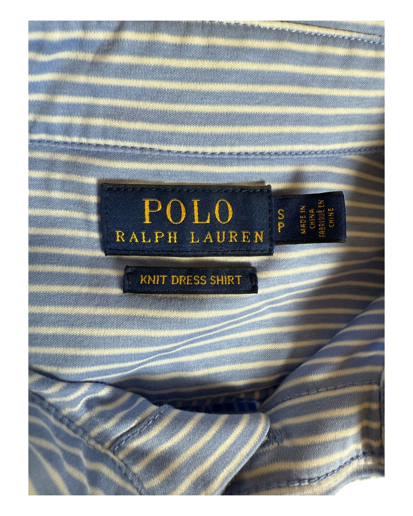 Polo Ralph Lauren Bluse hellblau weiß gestreift Größe S