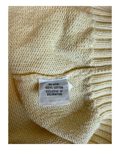 Polo Ralph Lauren Half Zip Pullover creme Größe L