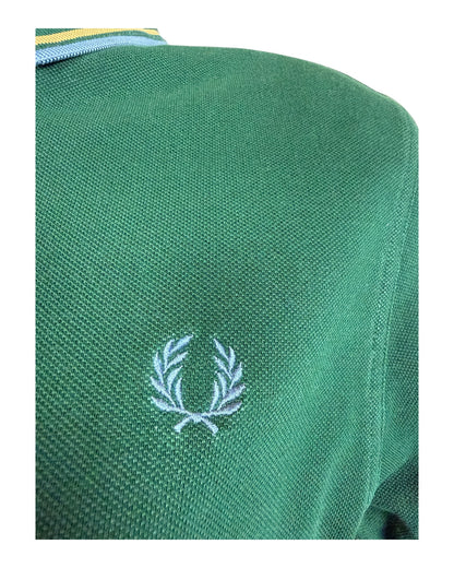 Fred Perry Poloshirt grün Größe L