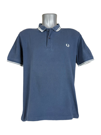 Fred Perry Poloshirt blau Größe L