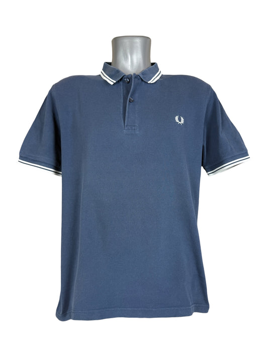 Fred Perry Poloshirt blau Größe L