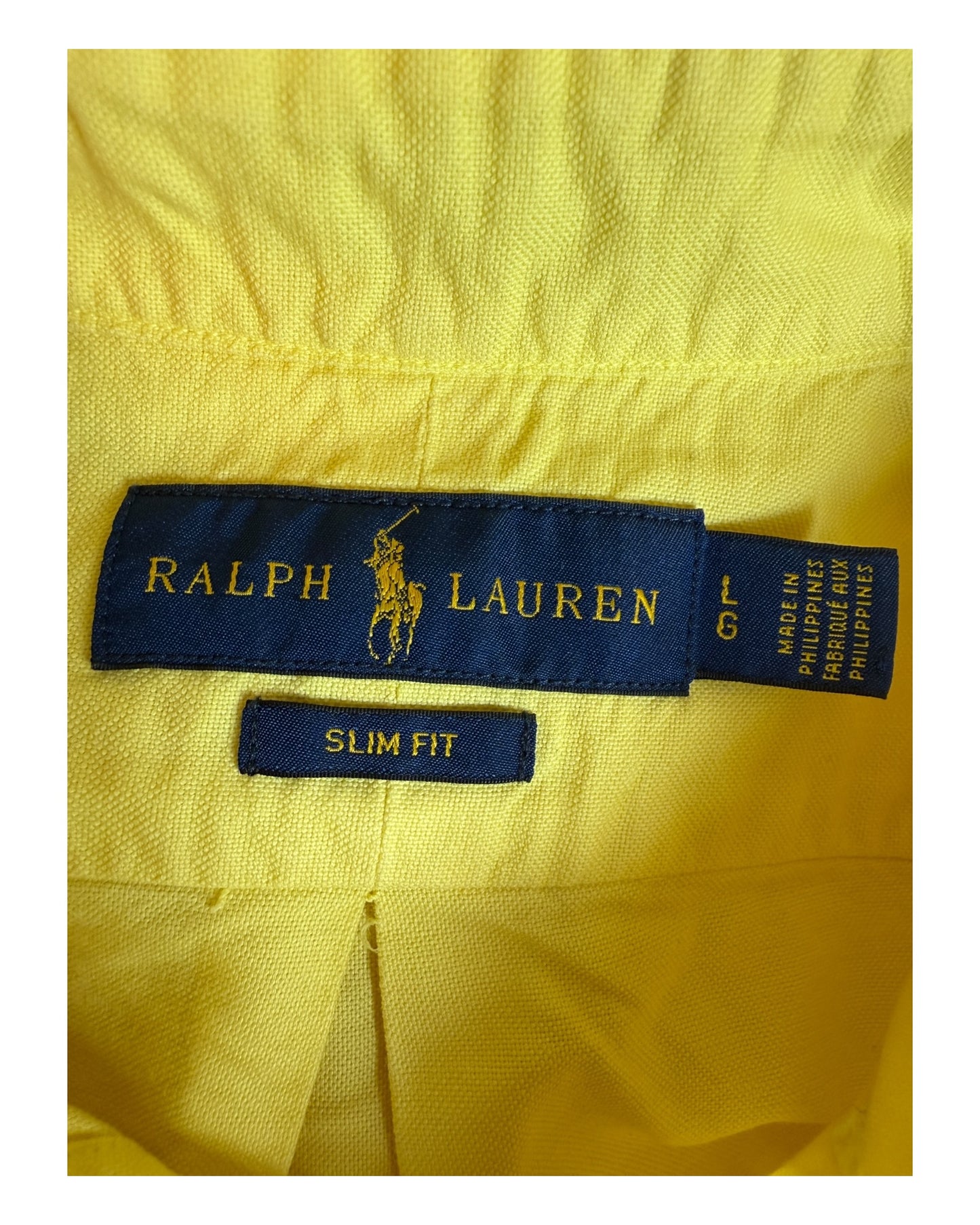Polo Ralph Lauren Oxfordhemd gelb Größe L