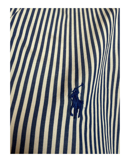 Polo Ralph Lauren Hemd blau weiß gestreift Größe L