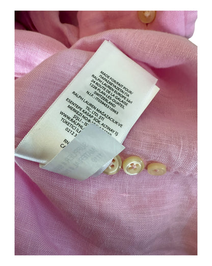 Polo Ralph Lauren Leinenhemd rosa Größe M