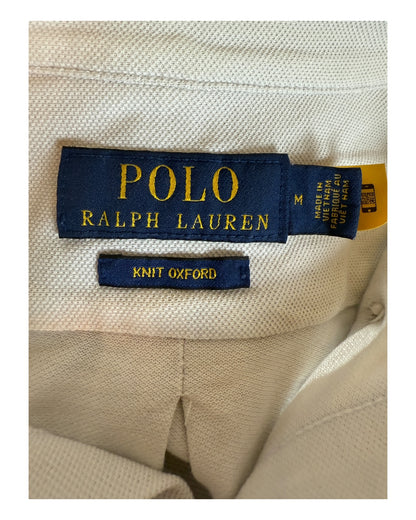 Polo Ralph Lauren Knit Oxfordhemd weiß Größe M