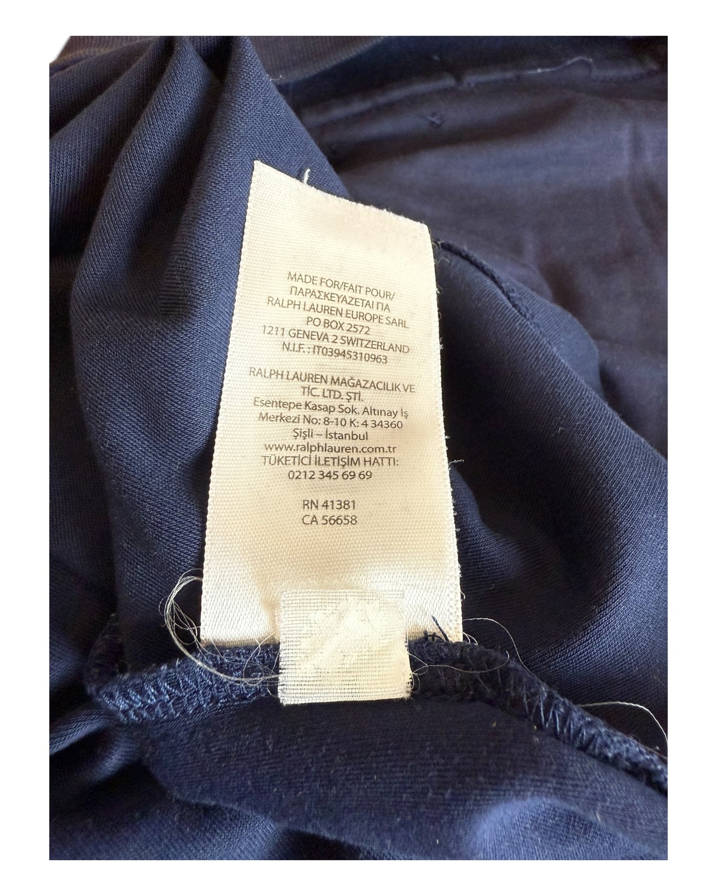 Polo Ralph Lauren Poloshirt marineblau Größe L