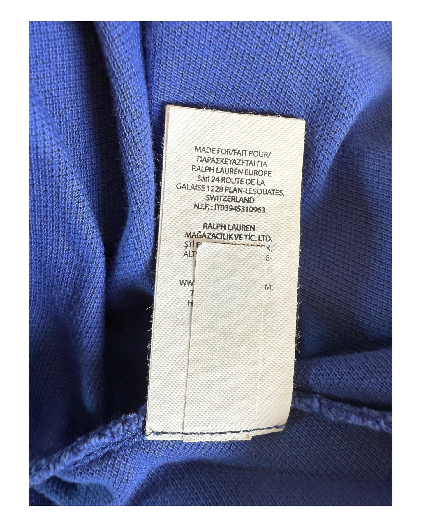 Polo Ralph Lauren Poloshirt blau Größe M
