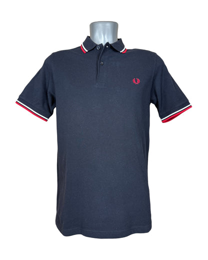 Fred Perry Poloshirt marineblau Größe M