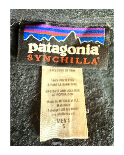 Patagonia Fleece Weste schwarz Größe S