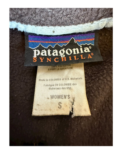 Patagonia Fleece Jacke braun Größe S