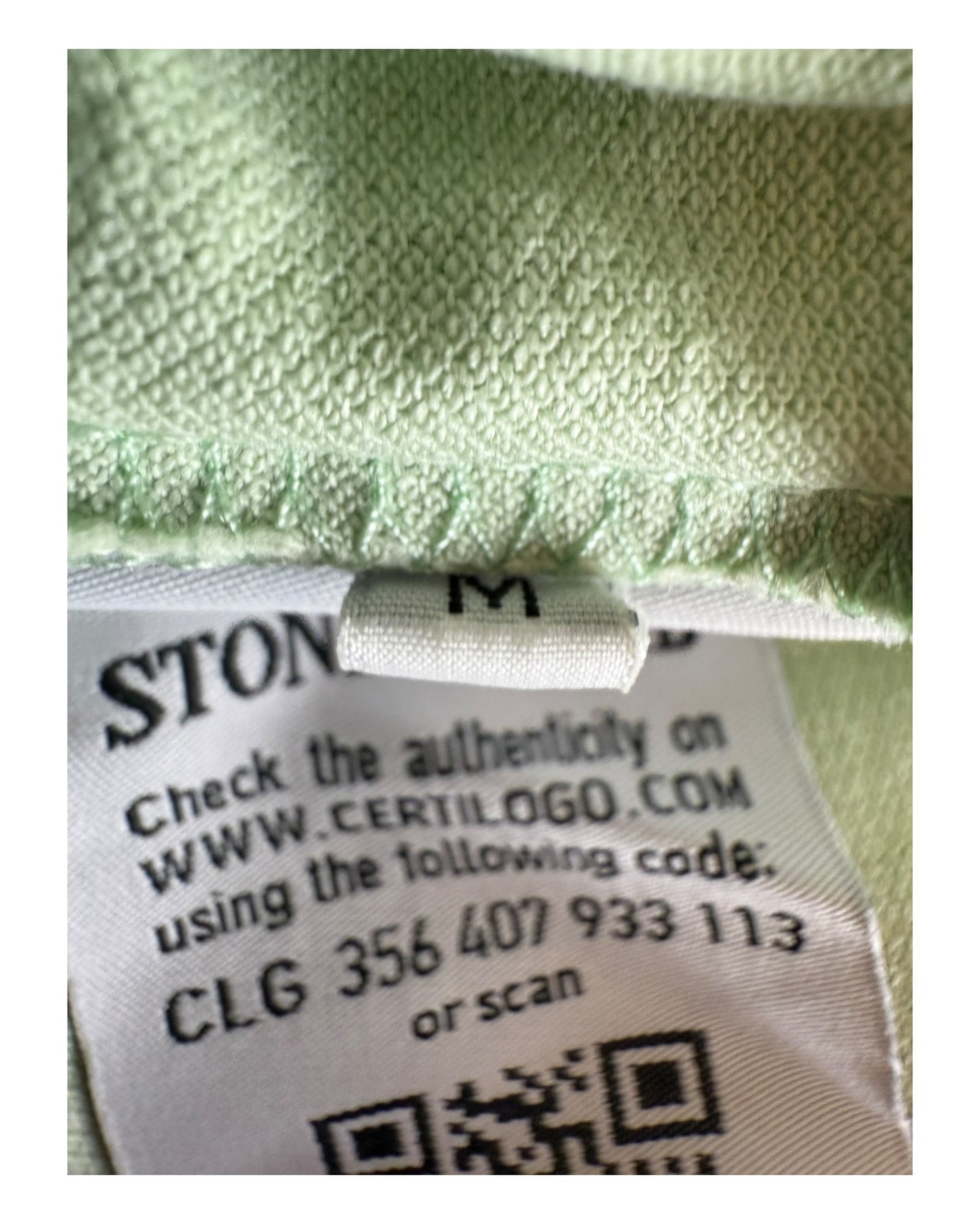 Stone Island Poloshirt grün Größe M