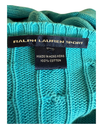 Polo Ralph Lauren Zopfmuster Pullover trükis Größe M
