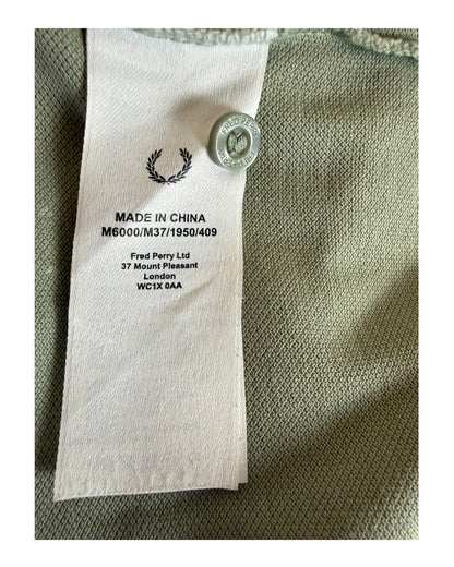 Fred Perry Poloshirt grün Größe L