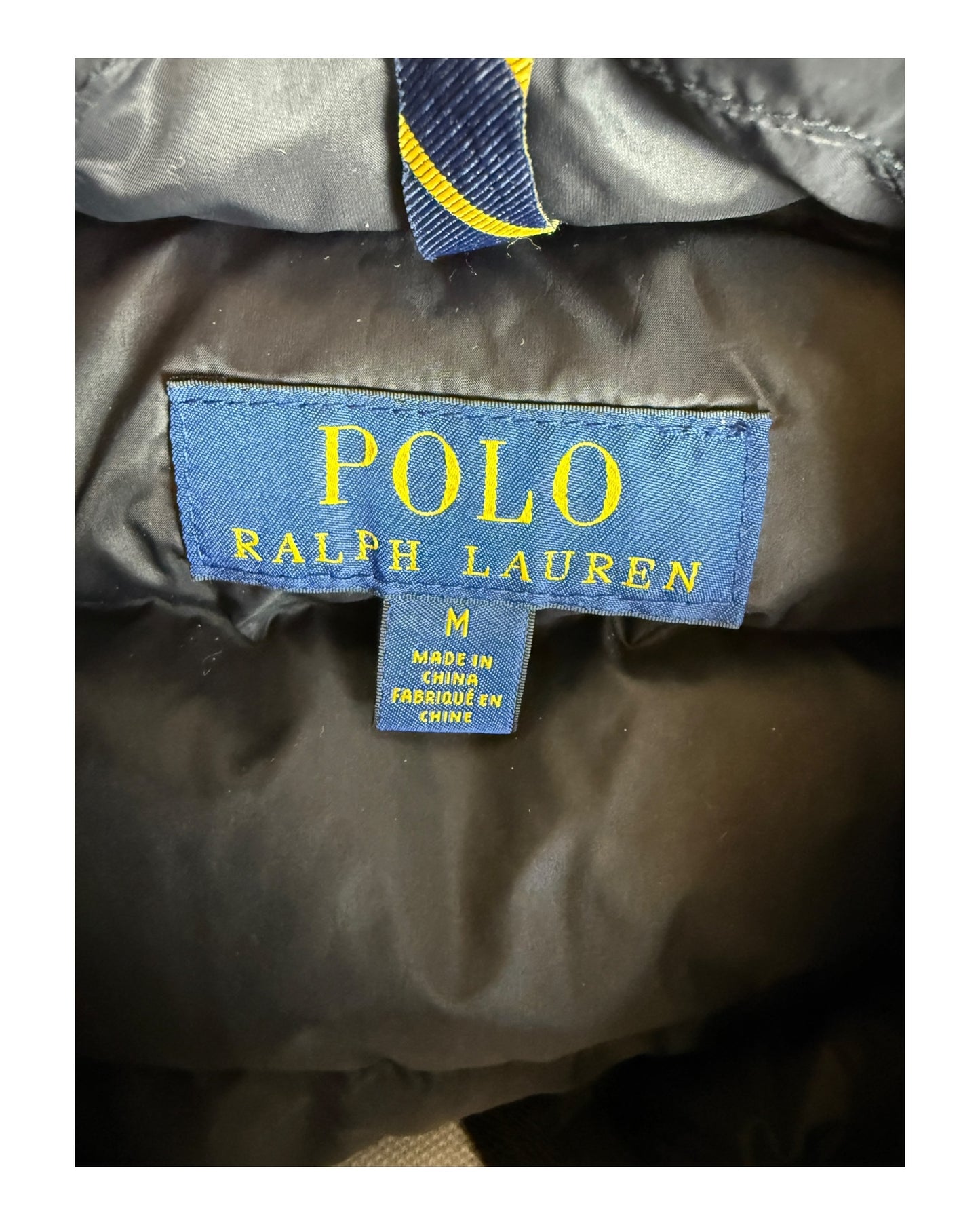 Polo Ralph Lauren Daunenweste schwarz Größe M