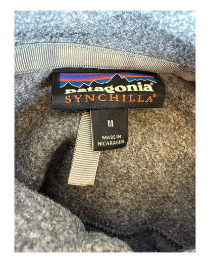 Patagonia Fleece Jacke grau Größe M