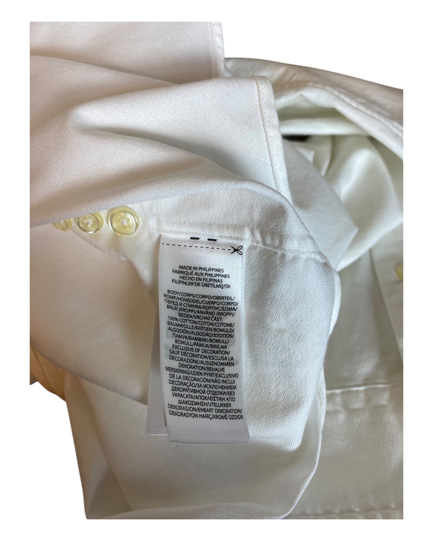 Polo Ralph Lauren Oxfordhemd weiß Größe M