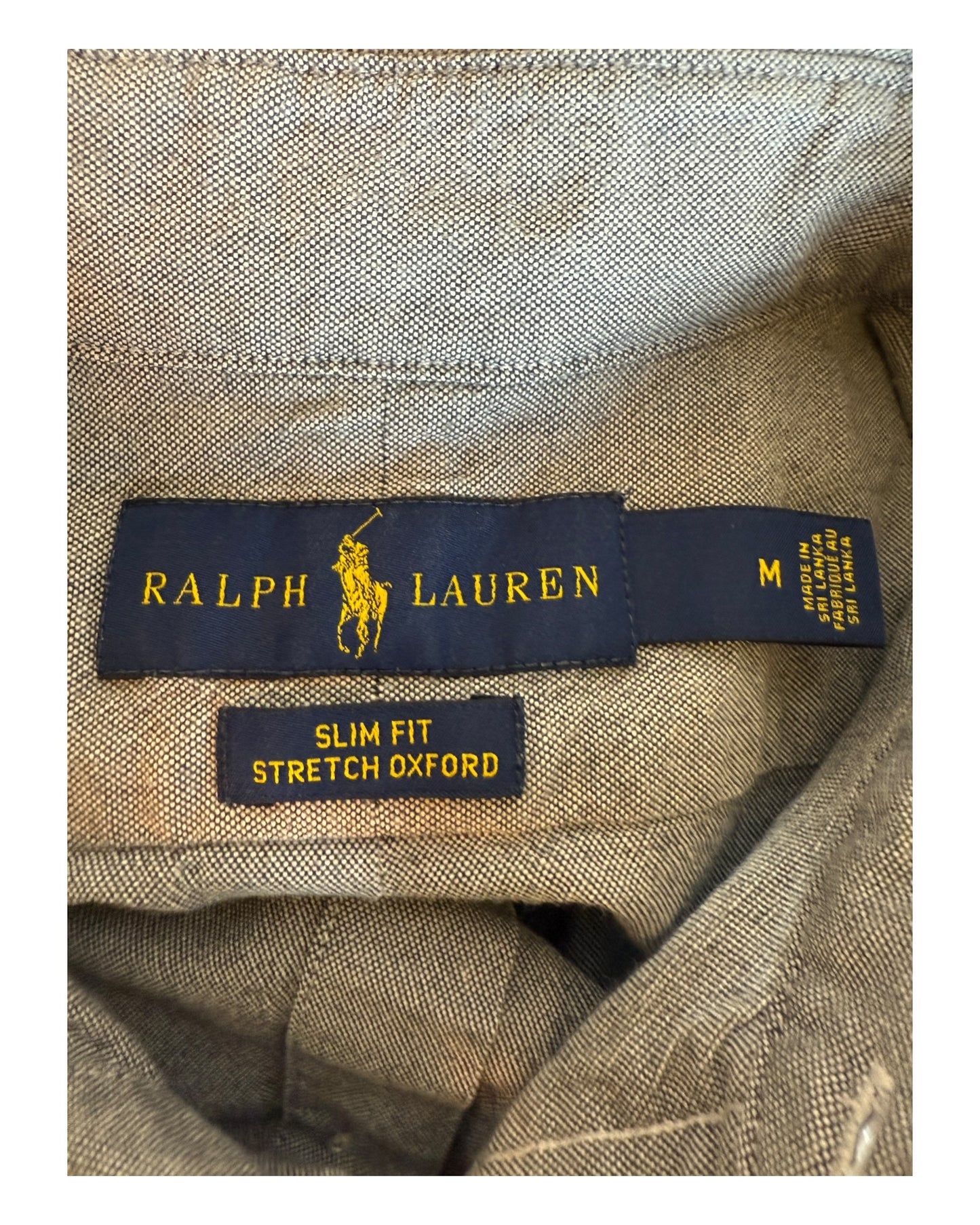 Polo Ralph Lauren Oxfordhemd grau Größe M