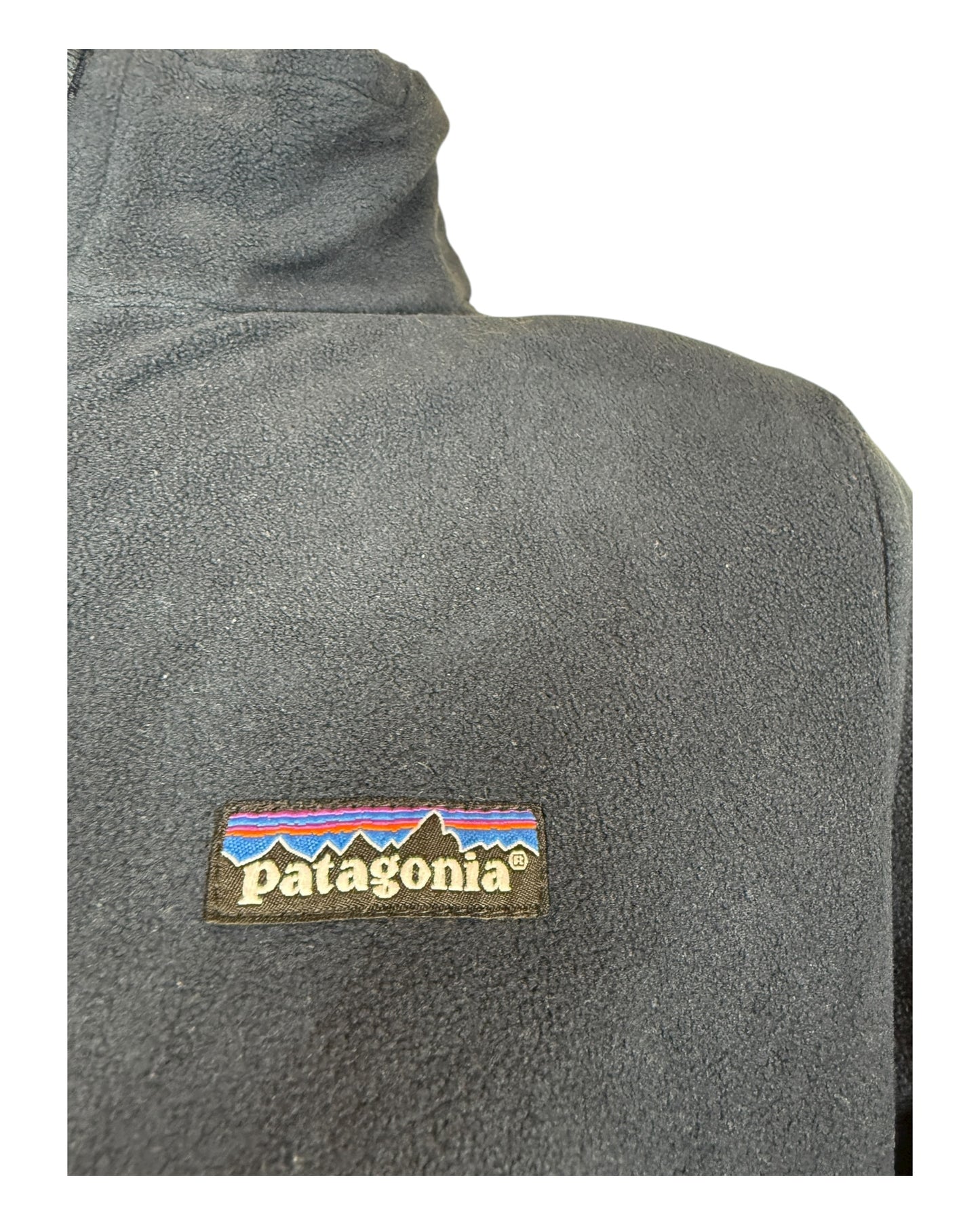 Patagonia Fleece Jacke marineblau Größe L