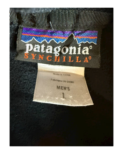 Patagonia Fleece Jacke schwarz Größe L