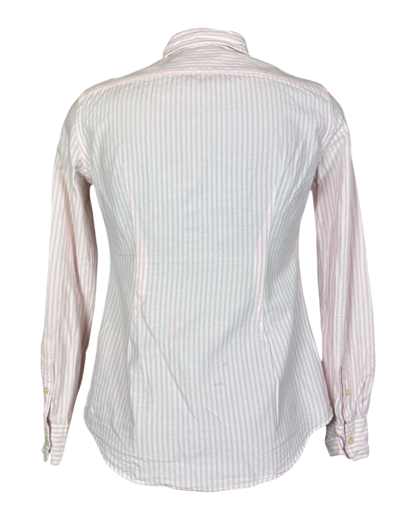 Polo Ralph Lauren Oxford Bluse rosa weiß gestreift Größe S