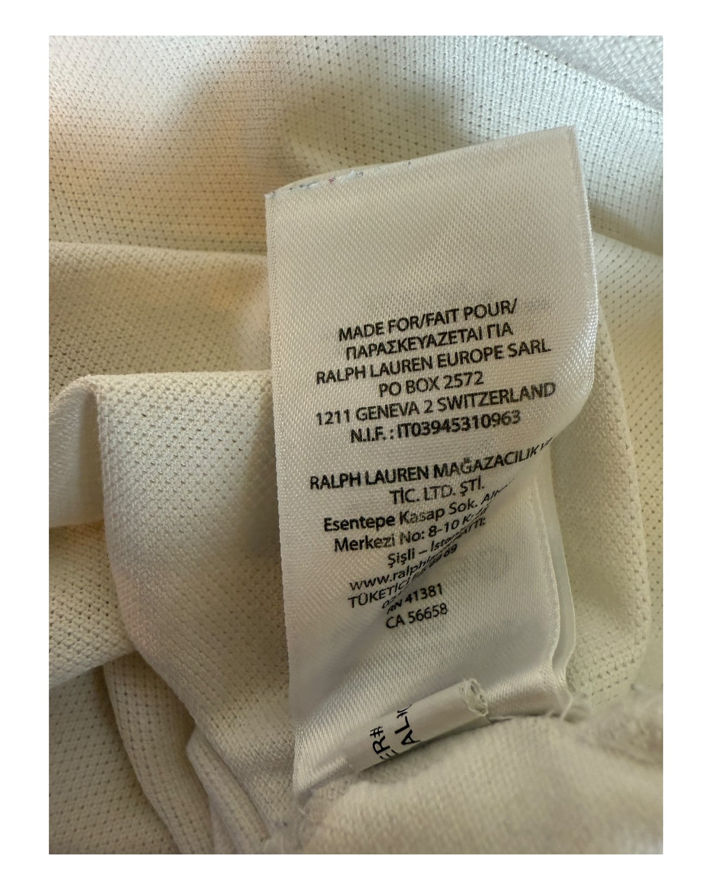 Polo Ralph Lauren Poloshirt weiss Größe L