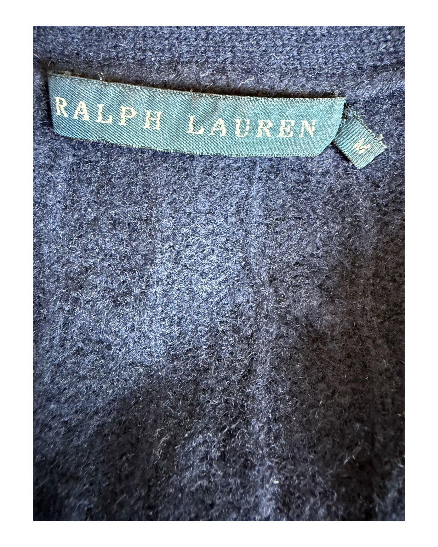 Polo Ralph Lauren Zopfmuster Cardigan marineblau Größe M