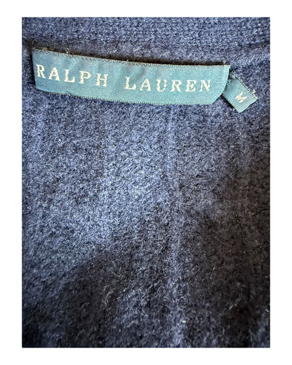 Polo Ralph Lauren Zopfmuster Cardigan marineblau Größe M