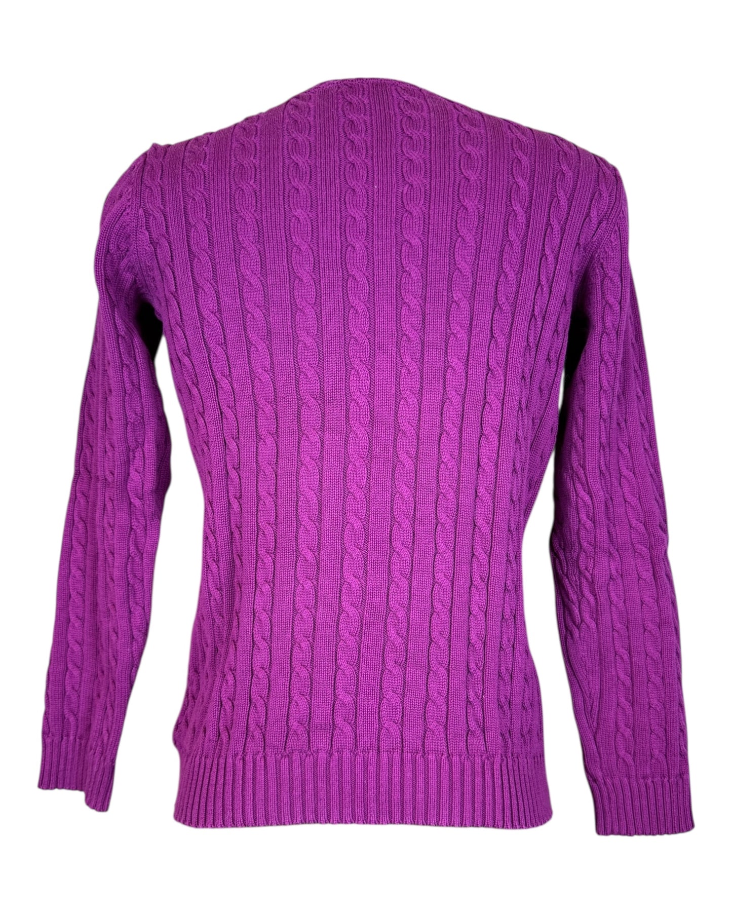 Polo Ralph Lauren Zopfmuster Pullover pink Größe M