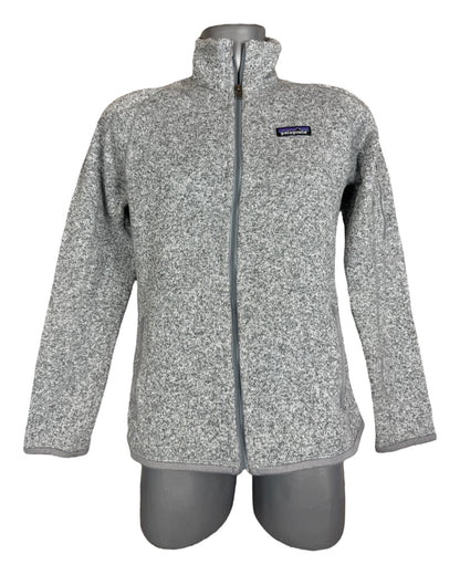 Patagonia Fleece Jacke grau Größe S