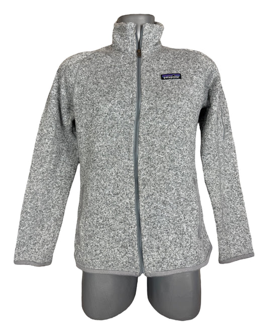 Patagonia Fleece Jacke grau Größe S