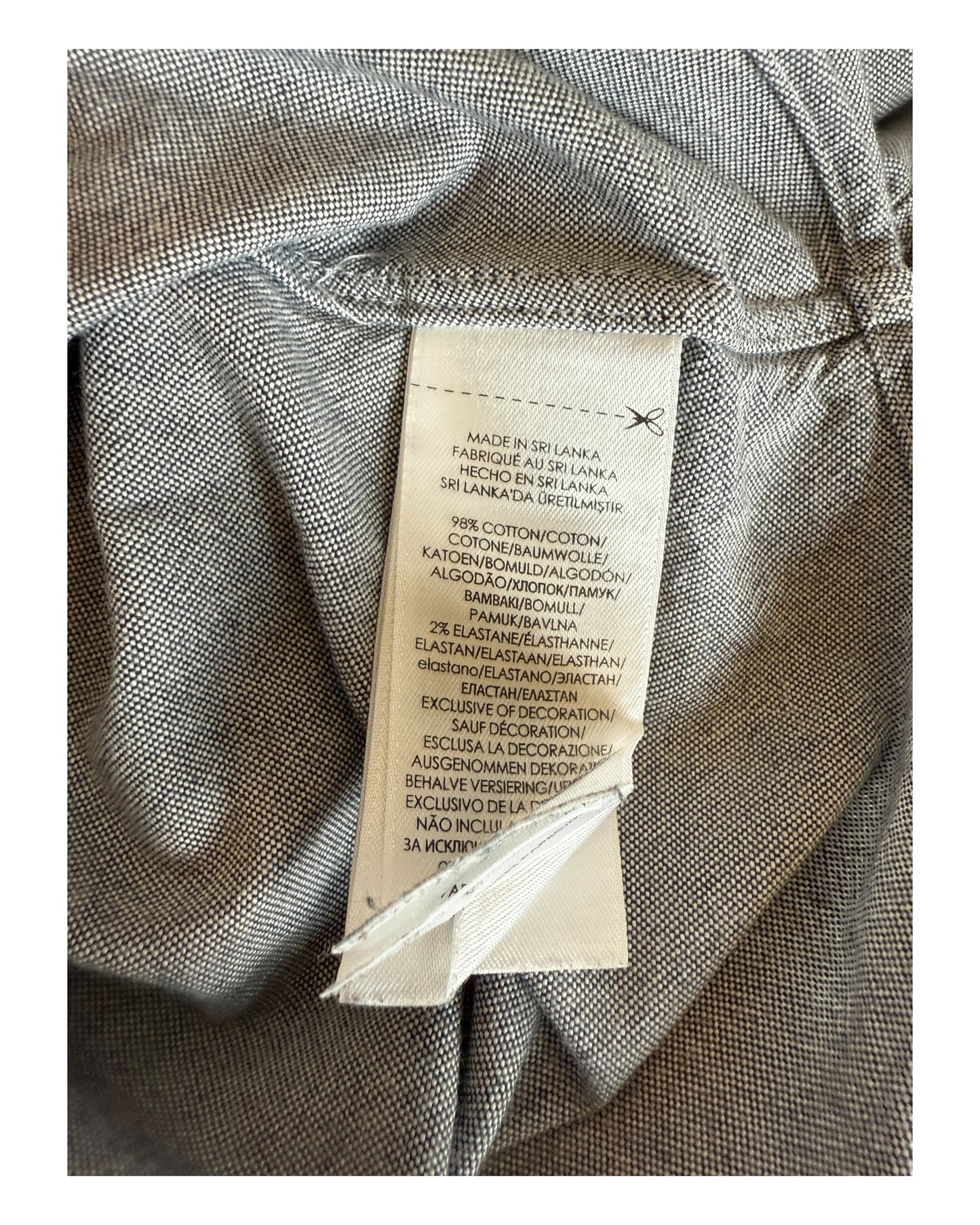 Polo Ralph Lauren Oxfordhemd grau Größe M