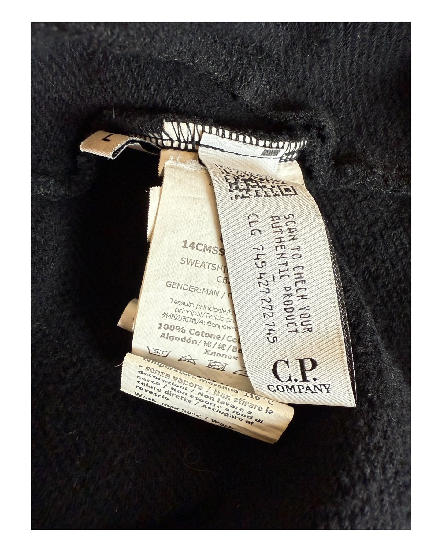 CP Company Strickjacke schwarz Größe L