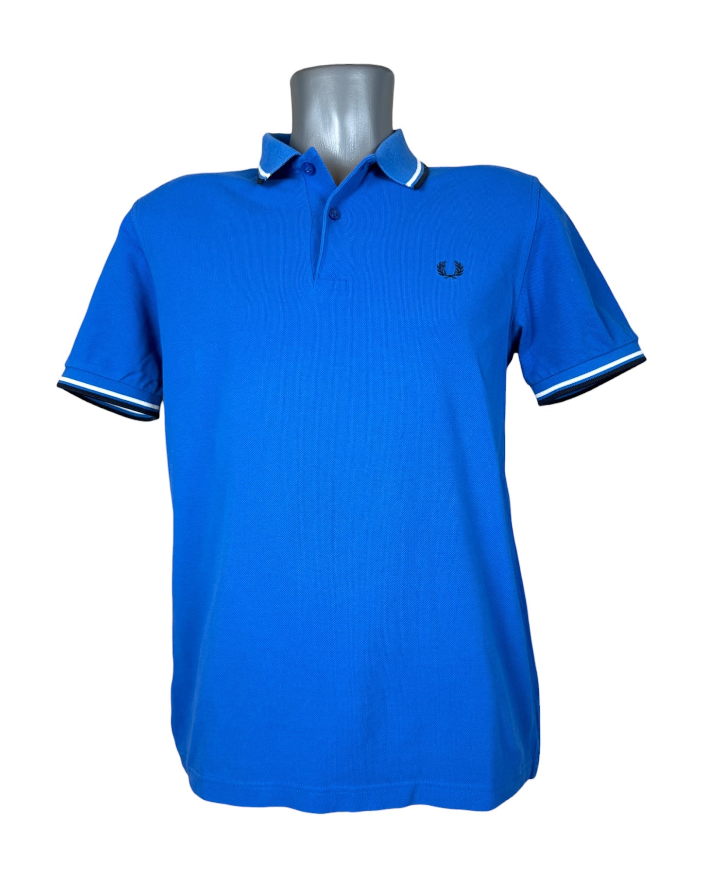 Fred Perry Poloshirt blau Größe M