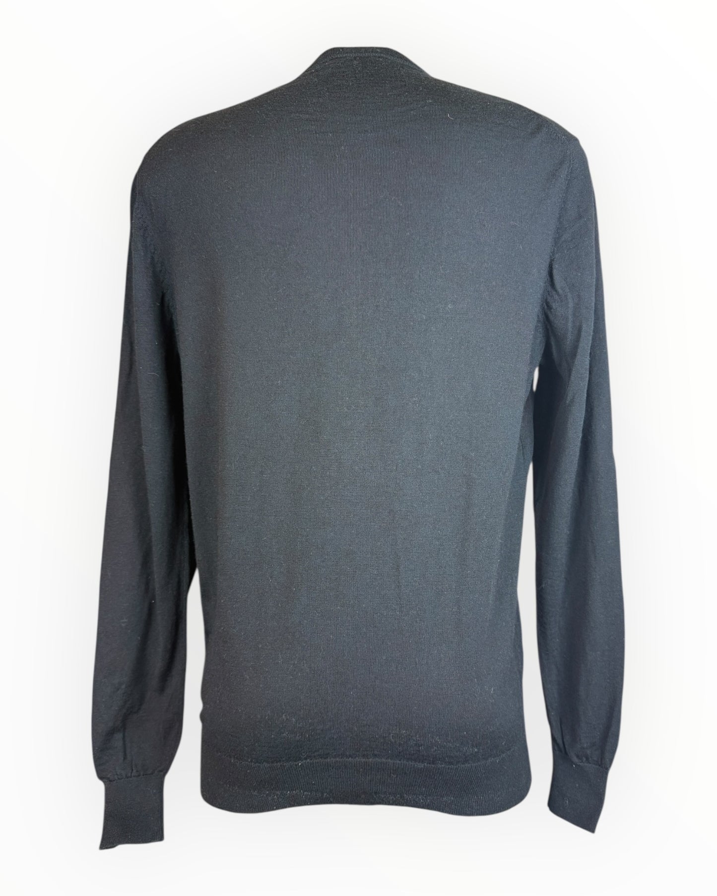 Suit Supply Pullover Merinowolle schwarz Größe M