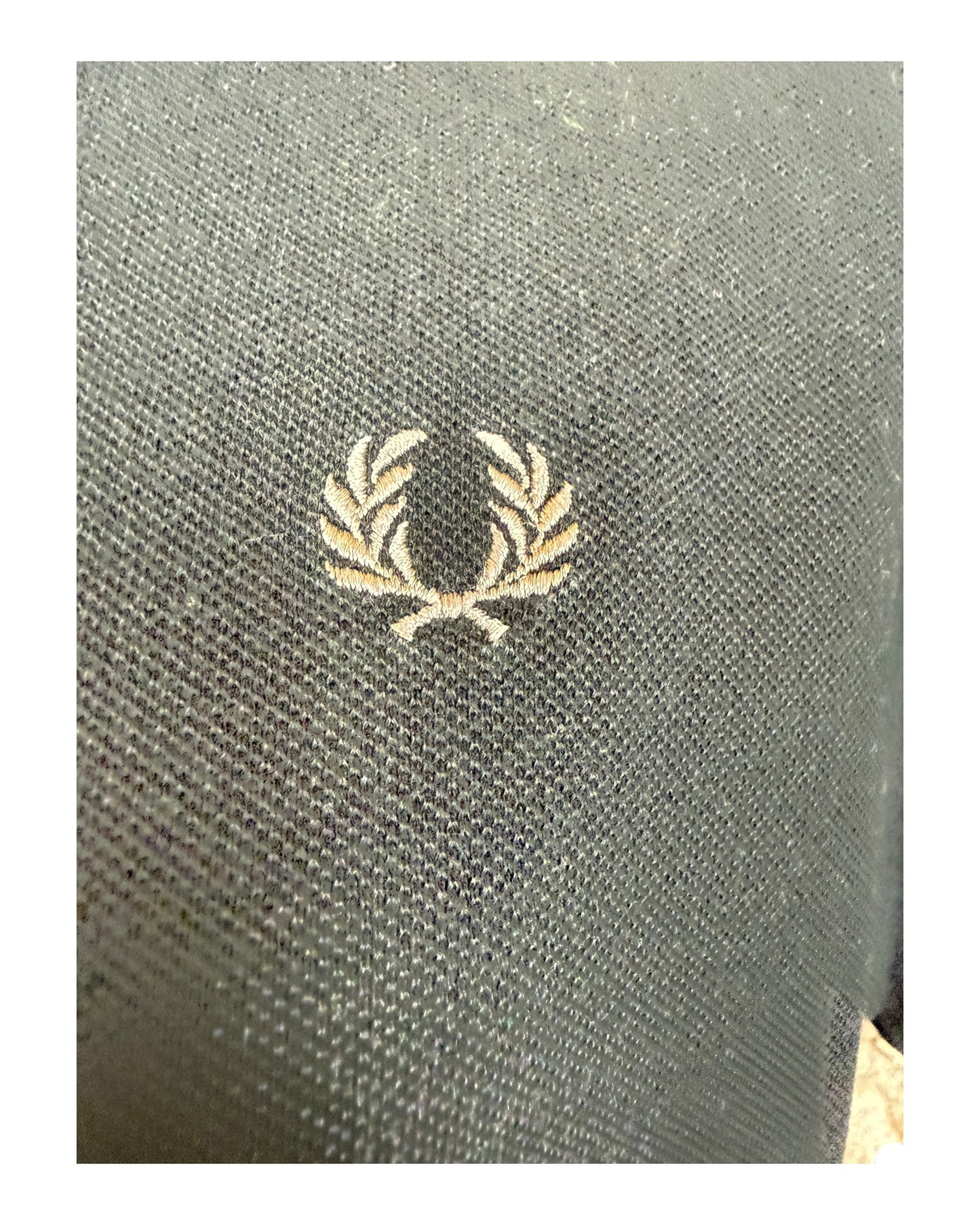 Fred Perry Poloshirt schwarz Größe M
