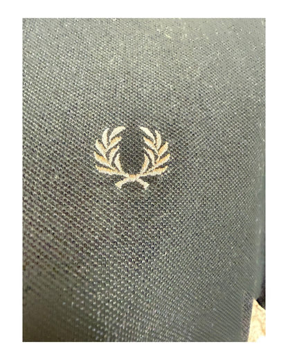 Fred Perry Poloshirt schwarz Größe M