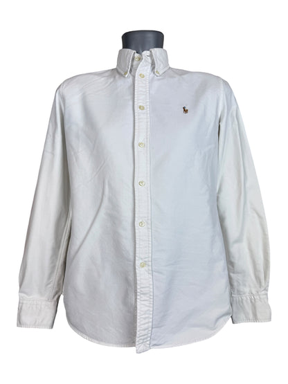 Polo Ralph Lauren Oxford Bluse weiß Größe M