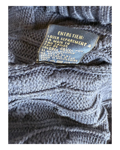 Polo Ralph Lauren Zopfmuster Pullover marineblau Größe S