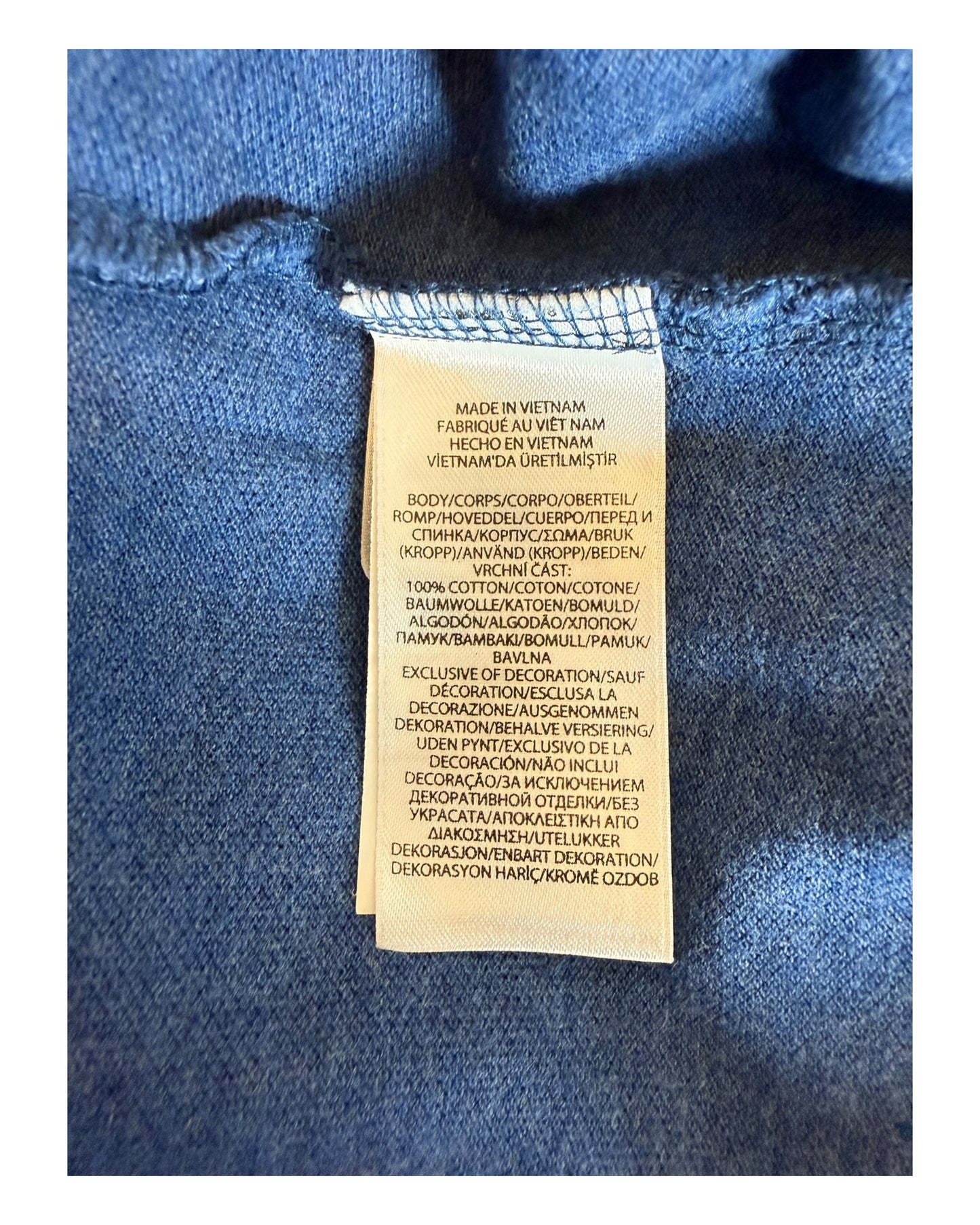 Polo Ralph Lauren Poloshirt blau meliert Größe L