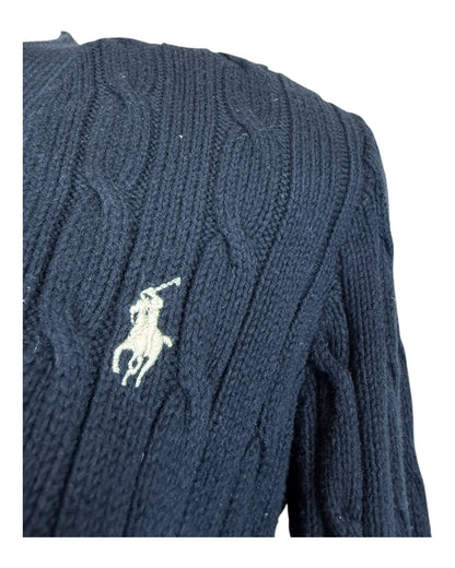 Polo Ralph Lauren Zopfmuster Cardigan marineblau Größe M