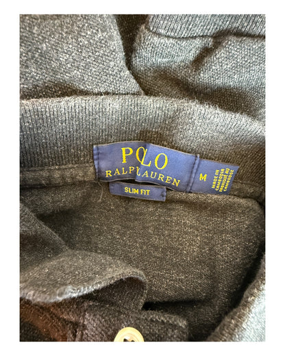 Polo Ralph Lauren Poloshirt schwarz meliert Größe M