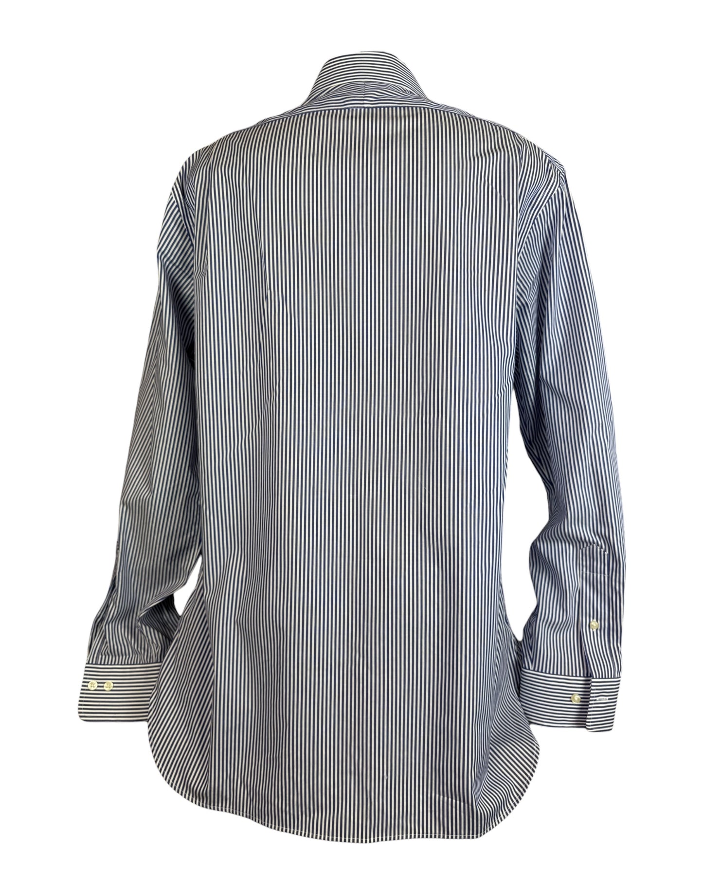 Polo Ralph Lauren Hemd blau weiß gestreift Größe L