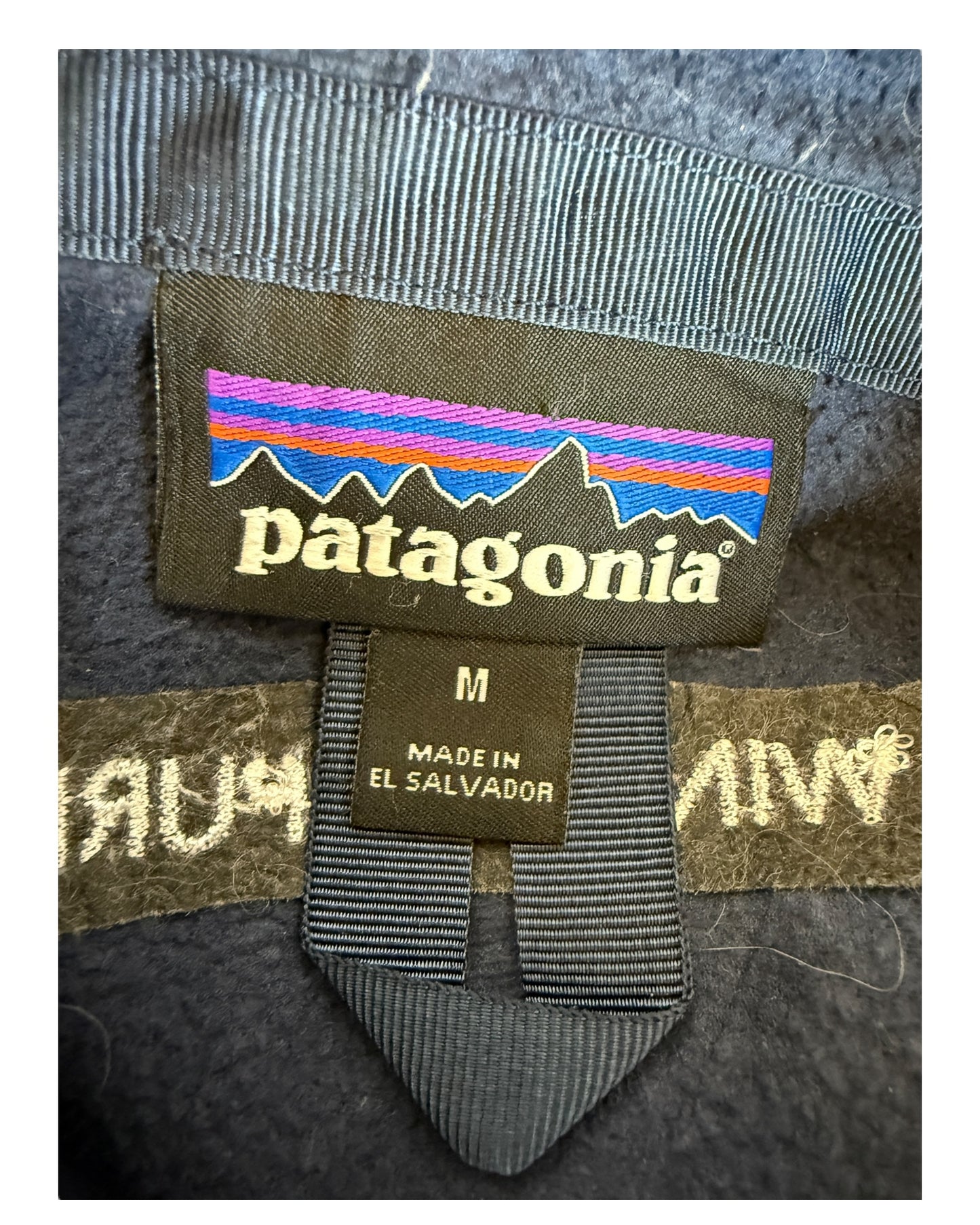 Patagonia Fleece Jacke marineblau Größe M